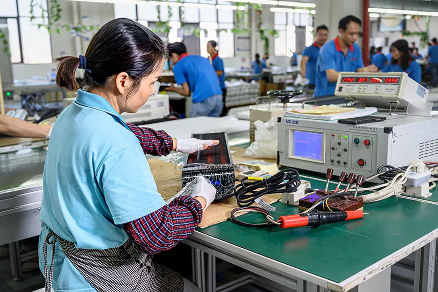 Inspeção inicial de qualidade do produto