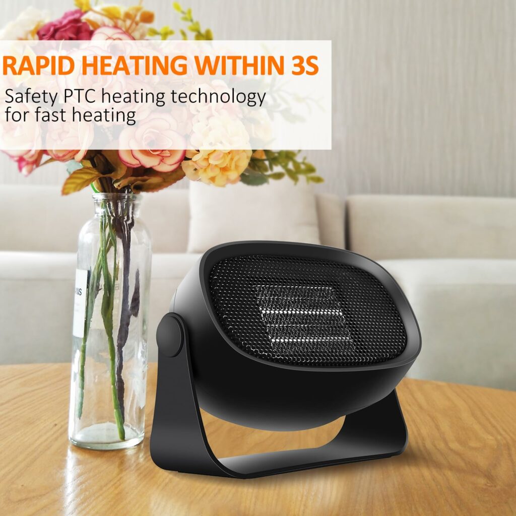 Mini Desktop Table PTC Ceramic Fan Heater