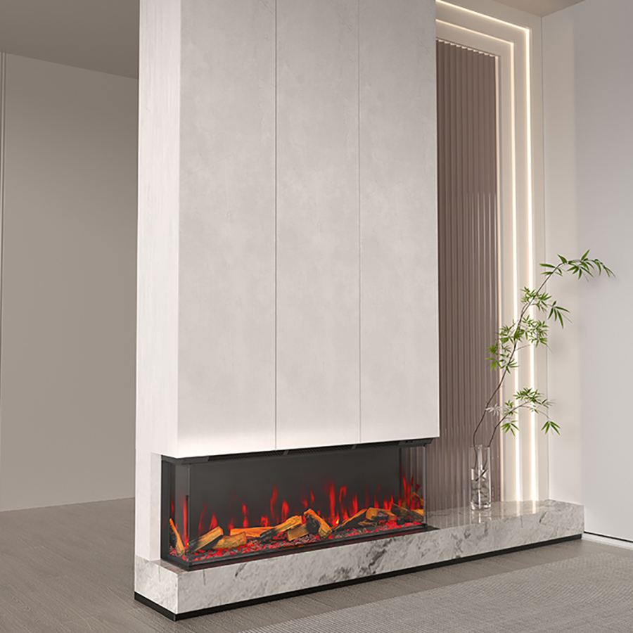 3 Sided Insert Electric Fireplace