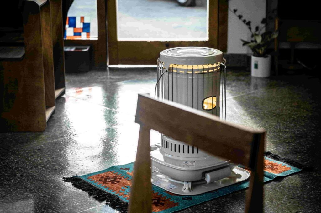 A Metal Cage on A Rug