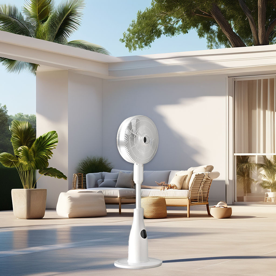 msiting fan working outdoor