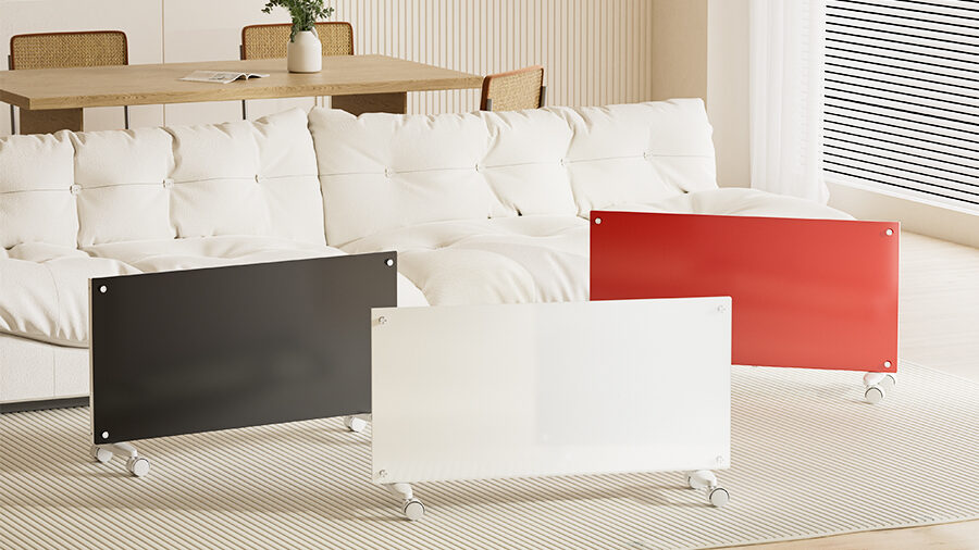 different colors of electric heaters