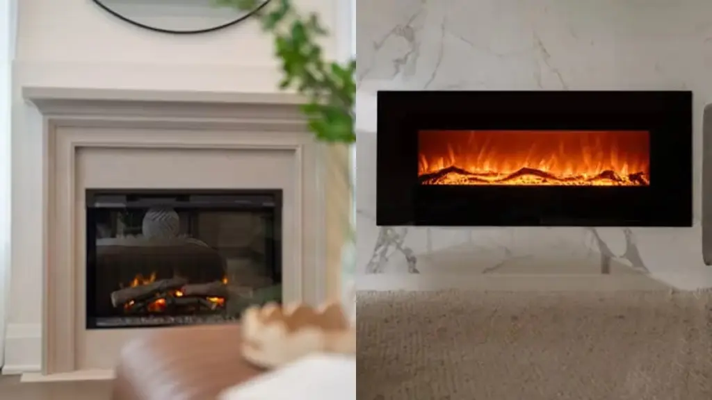 Wall Mounted vs Insert Electric Fireplaces